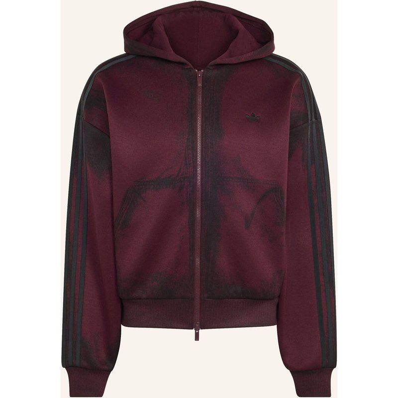 Adidas Originals Adilenium 6 Kapuzenjacke, Spacer-Material, Durchgehender Reissverschluss rot