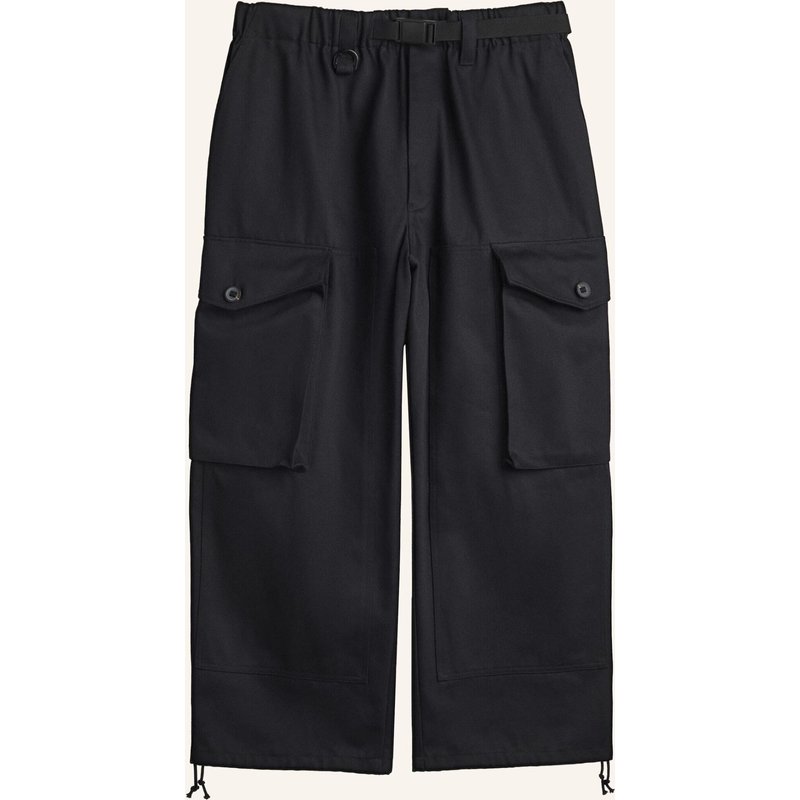 Y-3 Y-3 Twillhose schwarz