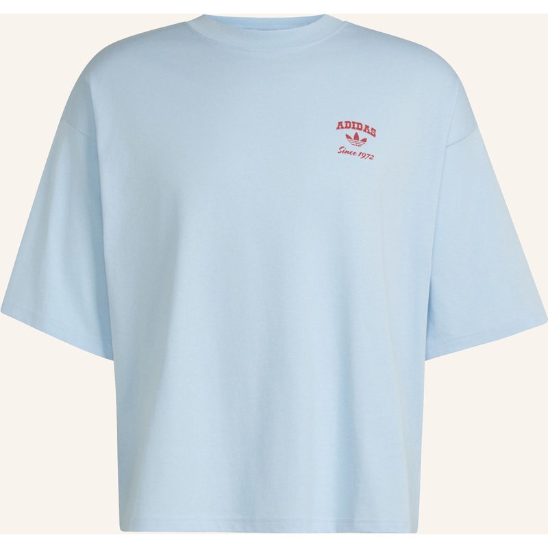 Adidas Originals Boots Grafik T-Shirt blau