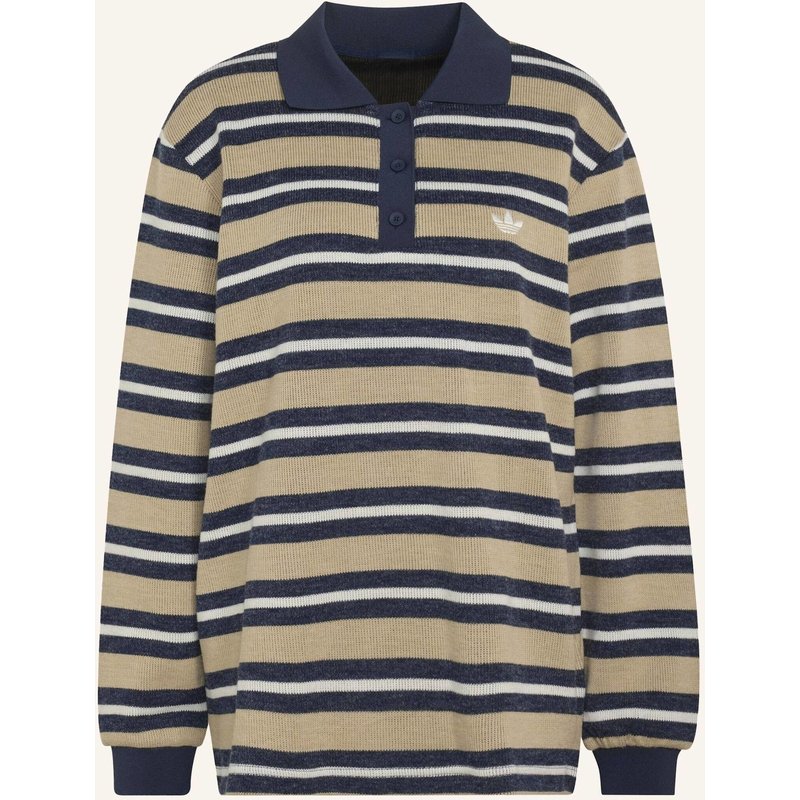 Adidas Originals Strick-Poloshirt Striped beige