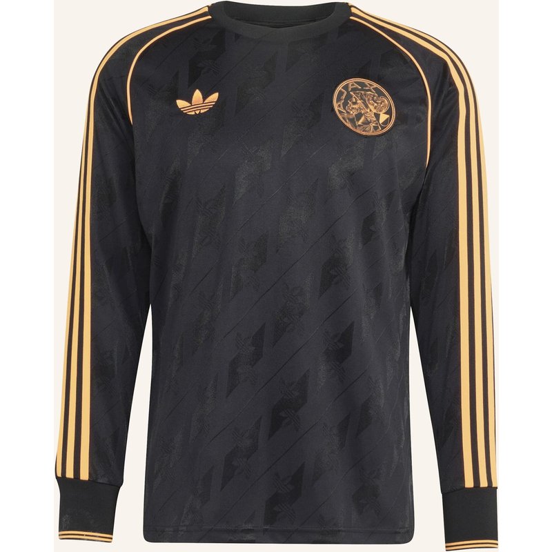 Adidas Ajax Amsterdam Originals Trikot, Langärmelig schwarz