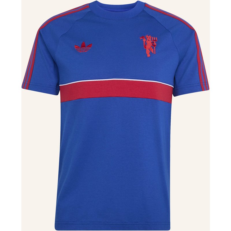 Adidas Manchester United Originals T-Shirt blau