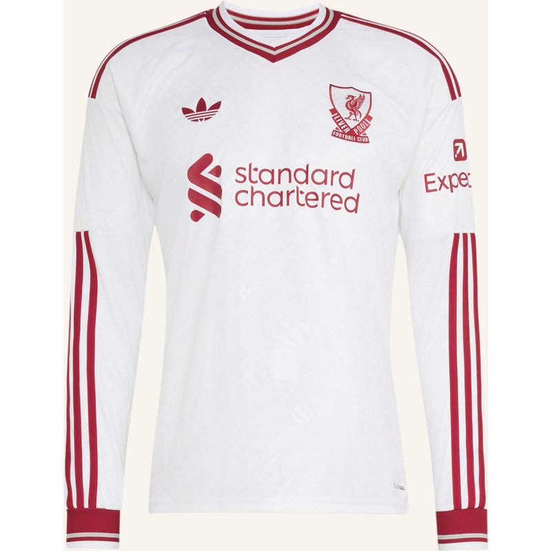 Adidas Fc Liverpool 26/27 Auswärtstrikot, Langärmelig weiss