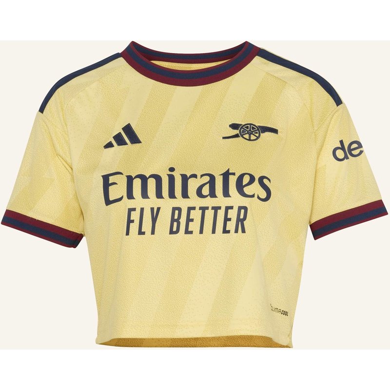 Adidas Fc Arsenal 26/27 Ausweichtrikot, Kürzer Geschnitten gelb