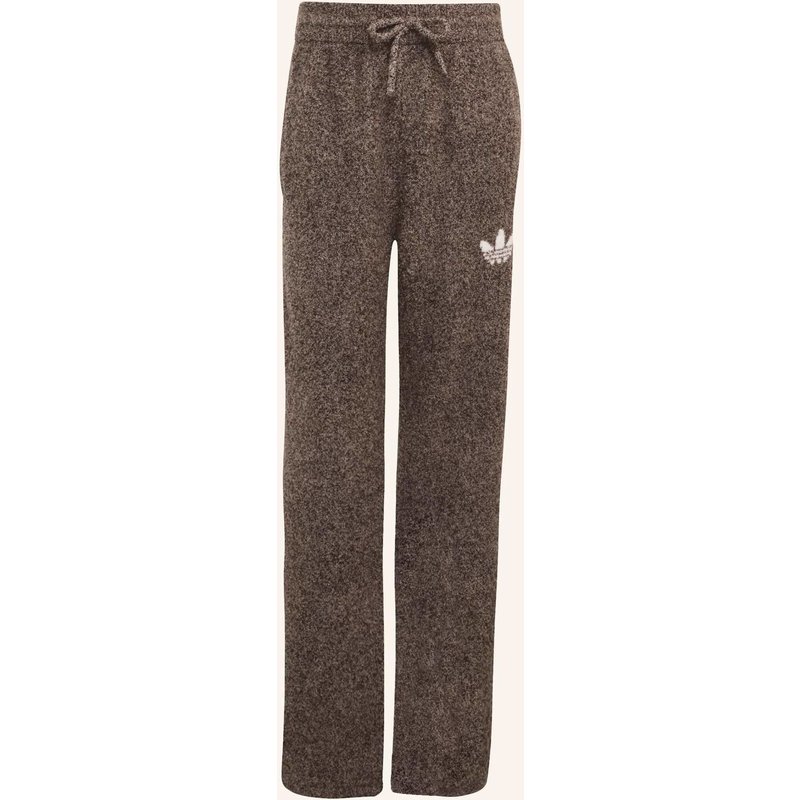 Adidas Originals Knit Essentials Bouclé-Hose braun