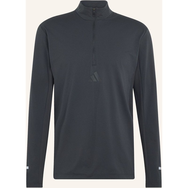 Adidas Terrex Terrex Xperior Langarmshirt, Reissverschluss Bis Zur Brust grau
