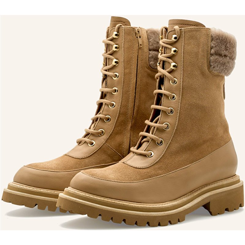 Lottusse Schnürstiefel Covent beige