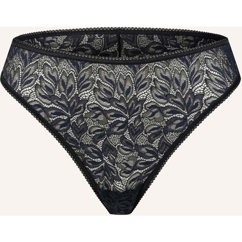 Erlich Textil Iconic Lace Brazil Slip Aus Nachhaltiger Spitze - Atmungsaktiv schwarz