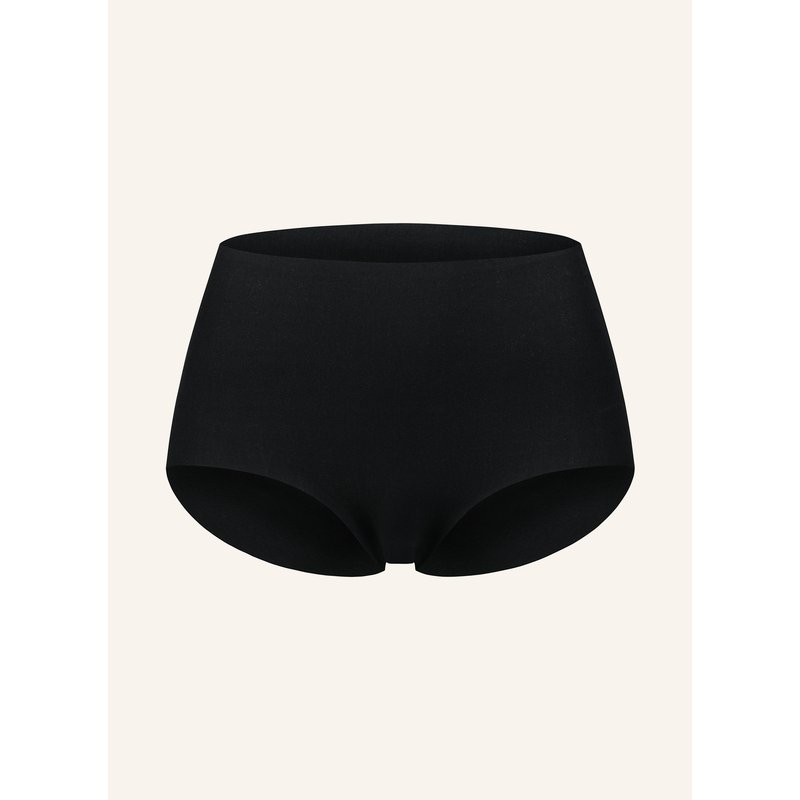 Erlich Textil Casual Cotton High Waist Slip Aus Bio-Baumwolle - Nahtlose Kanten schwarz