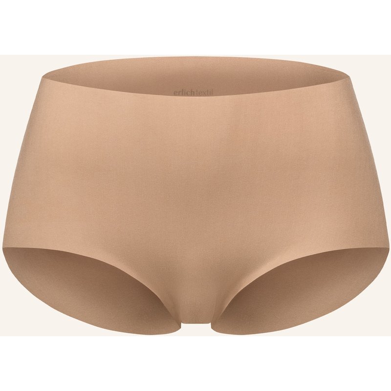 Erlich Textil Casual Cotton High Waist Slip Aus Bio-Baumwolle - Nahtlose Kanten braun