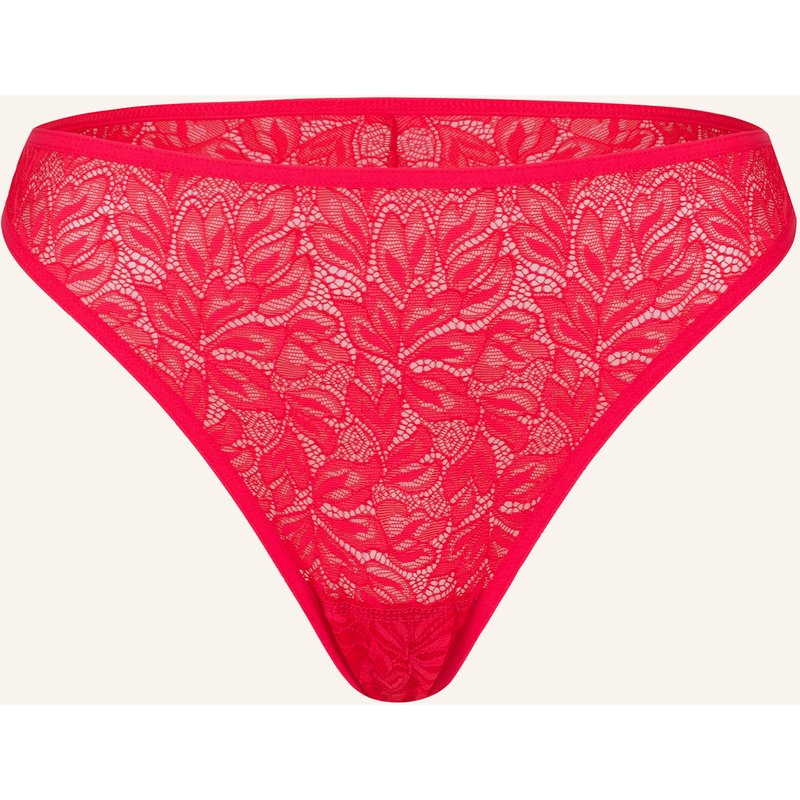 Erlich Textil Dreamy Lace Brazil Slip Aus Nachhaltiger Spitze - Atmungsaktiv rot