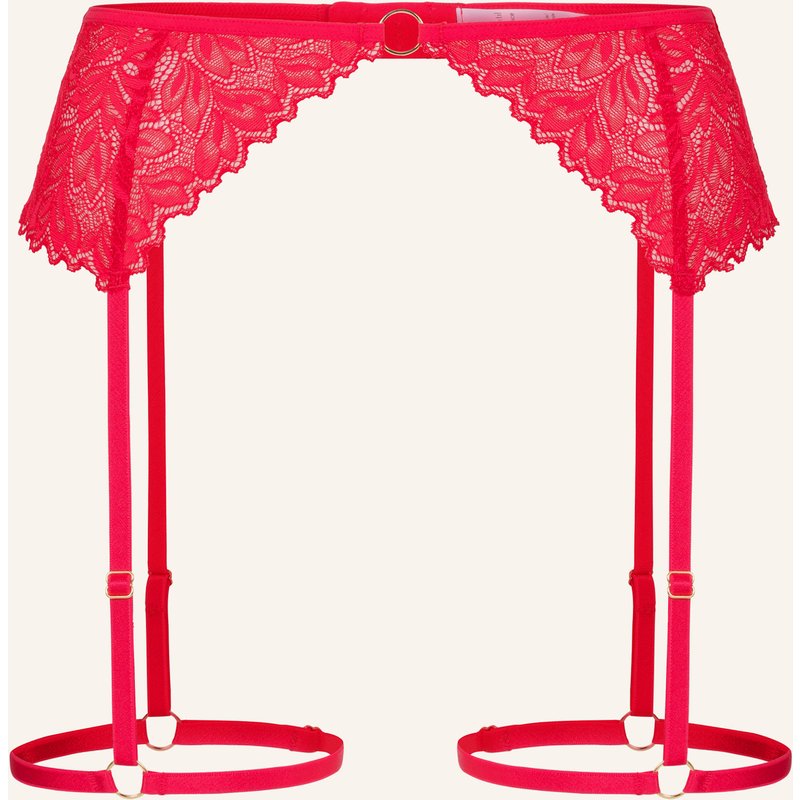 Erlich Textil Dreamy Lace Gürtel Aus Nachhaltiger Spitze - Perfekte Passform rot