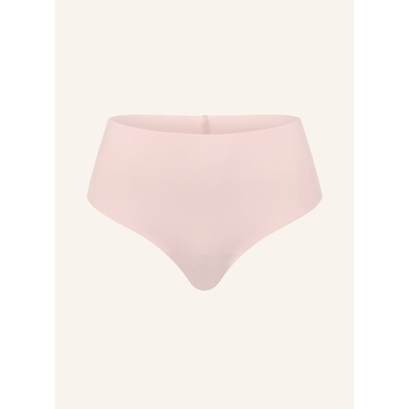 Erlich Textil Light Touch High Waist Brazil String Aus Weichem Modal - Nahtlose Kanten beige