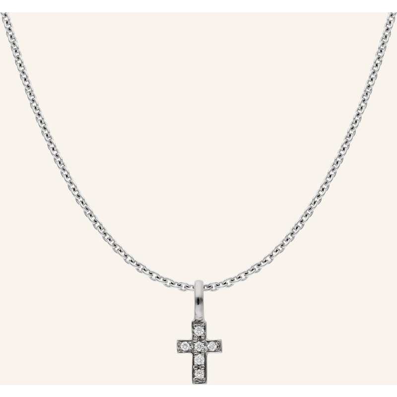 Cada Kette Tiny Turin Cross silber