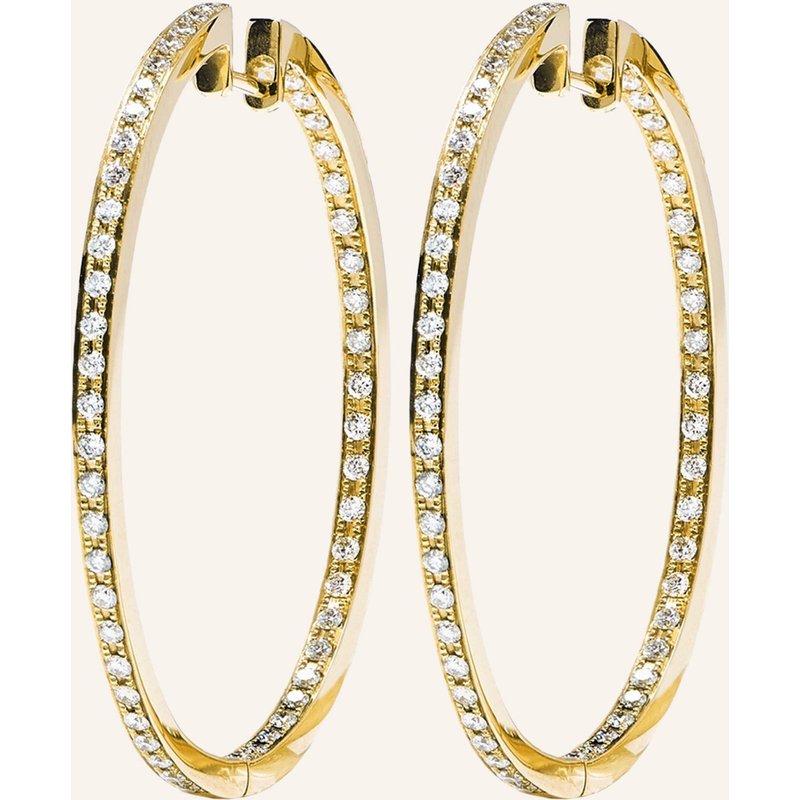 Cada Creolen Large Hoops gold