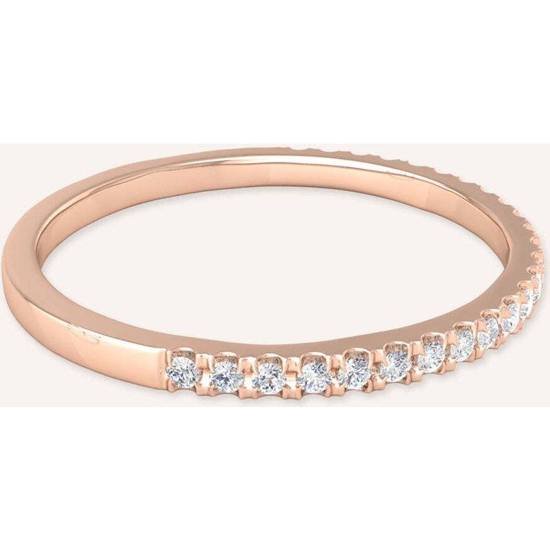 Veynou Ring Mara Aus 18 Karat Roségold Und 0,10ct. Lab-Grown Diamanten rosegold