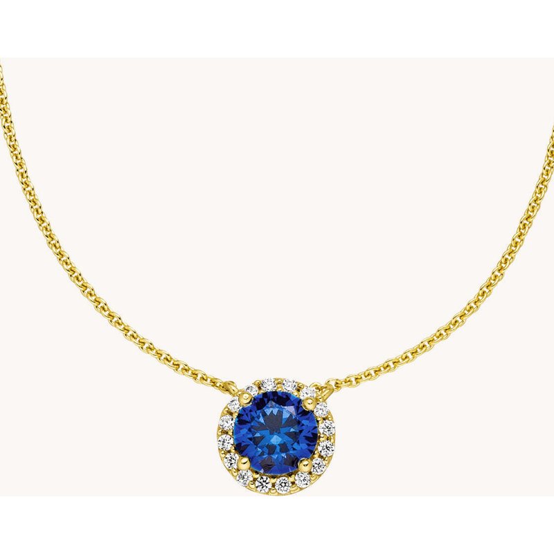 Veynou Halskette Ava Aus 14 Karat Gelbgold Und 1,0ct. Saphir Und Lab-Grown Diamanten gold
