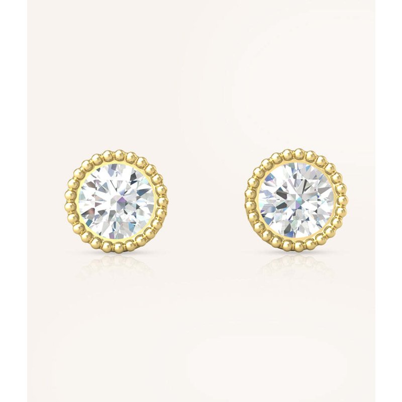 Veynou Ohrstecker Kate Aus 14 Karat Gelbgold Und 0,60ct. Lab-Grown Diamanten gold