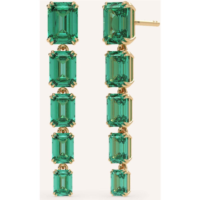 Veynou Ohrhänger Eden Essence Aus 14 Karat Gelbgold Und 5,0ct. Smaragden gold