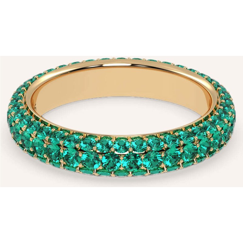Veynou Ring Beyond Eden Pavé Aus 14 Karat Gelbgold Und 2,0ct. Smaragd gold