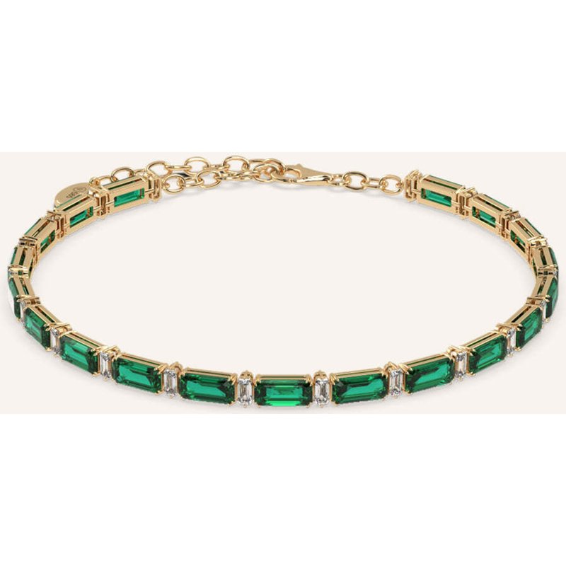 Veynou Armband Beyond Eden Aus 14 Karat Gelbgold Und 8,0ct. Smaragden Und 1,0ct. Lab-Grown Diamanten gold