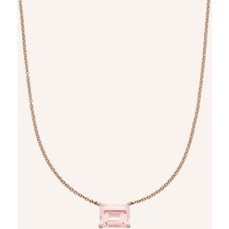 Veynou Halskette Rosie Aus 14 Karat Roségold Und 1,00ct. Morganit rosegold
