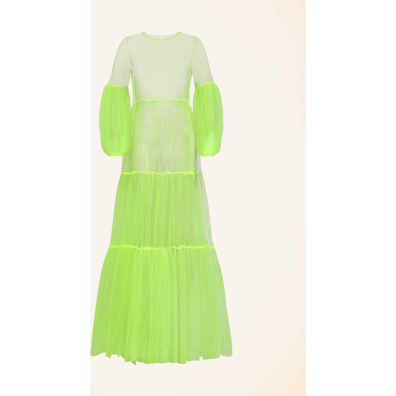 Helene Galwas Tüllkleid Alena gelb