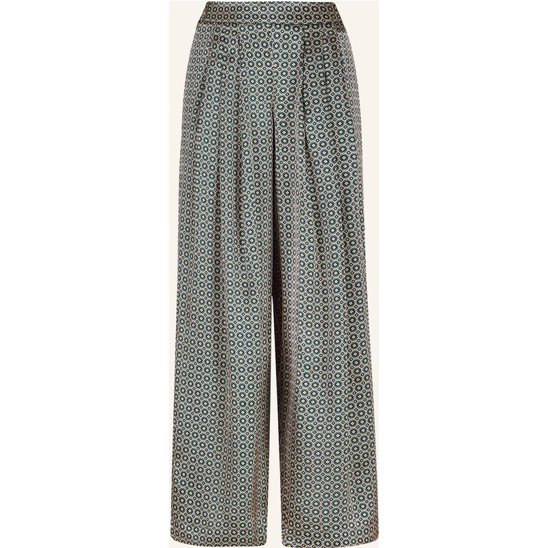 Helene Galwas Weite Seidenhose Kimberly gruen