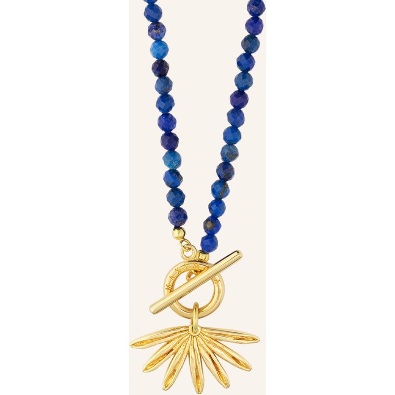 Maximova Jewelry Halskette Blue Sun Siren gold