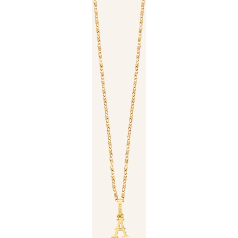 Maximova Jewelry Halskette Alphabet A gold