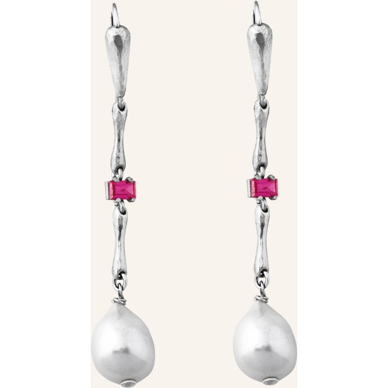 Maximova Jewelry Ohrhänger Mother Of Pearl Silver silber
