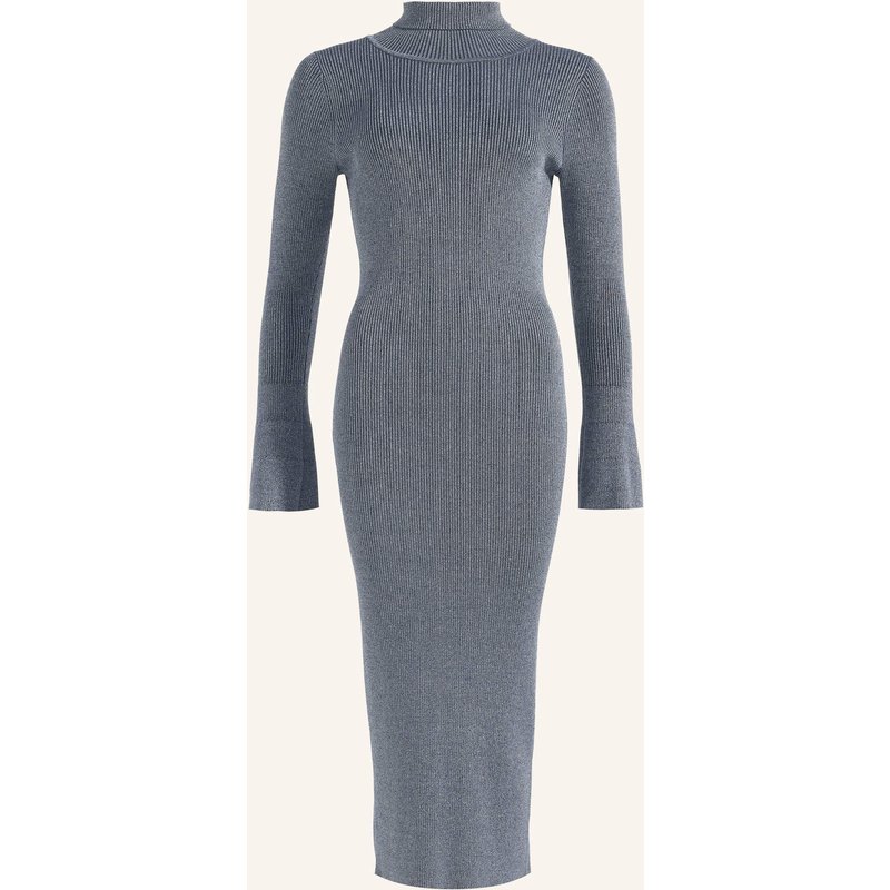 Adlysh Strickkleid Metallic Elegance Dress grau