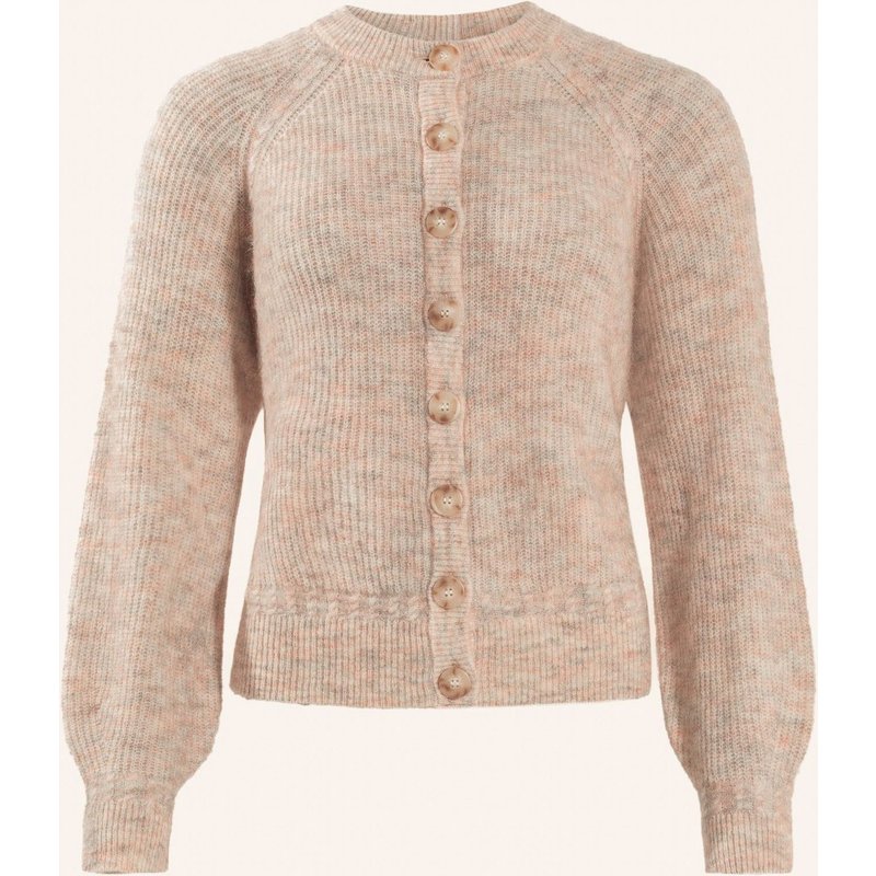 Adlysh Feinstrick Cardigan Mit Mohair beige