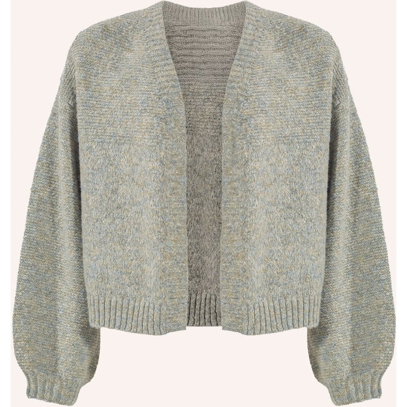 Adlysh Oversized Cardigan Mit Wolle grau