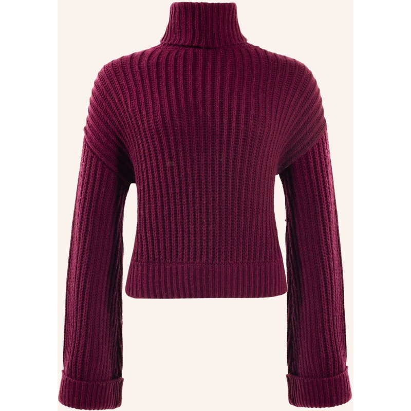 Adlysh Crop Pullover Mit Wolle rot