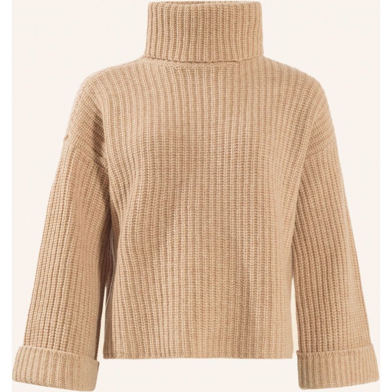 Adlysh Wollpullover Mit Rollkragen beige