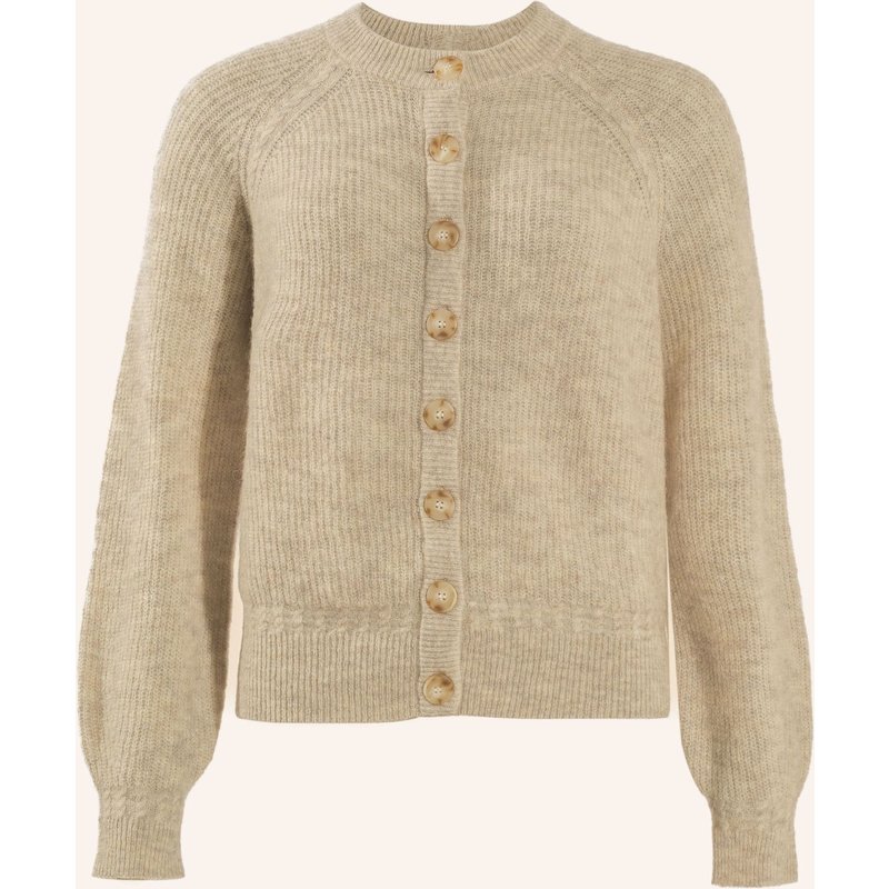 Adlysh Feinstrick Cardigan Mit Mohair grau