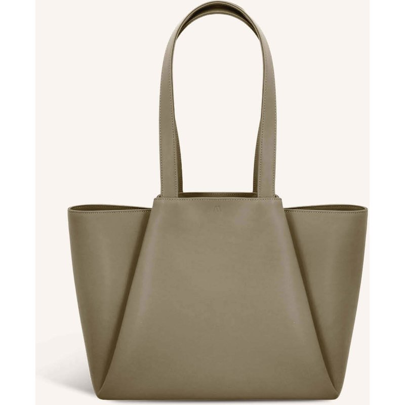 Kaai Schultertasche Midi Pyramid gruen