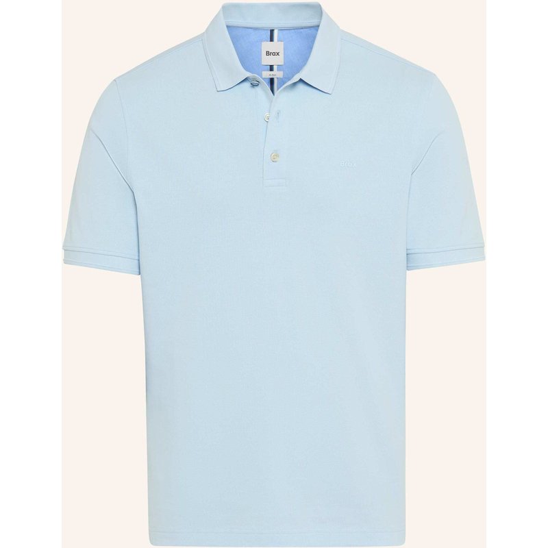 Brax Piqué-Poloshirt Style Pete blau