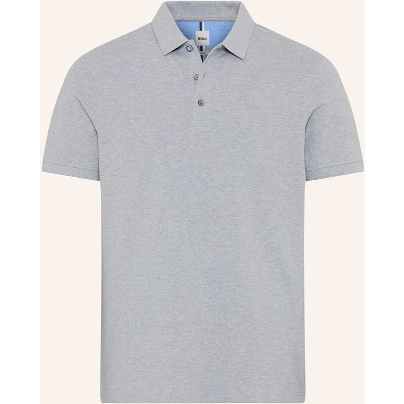 Brax Piqué-Poloshirt Style Pete grau