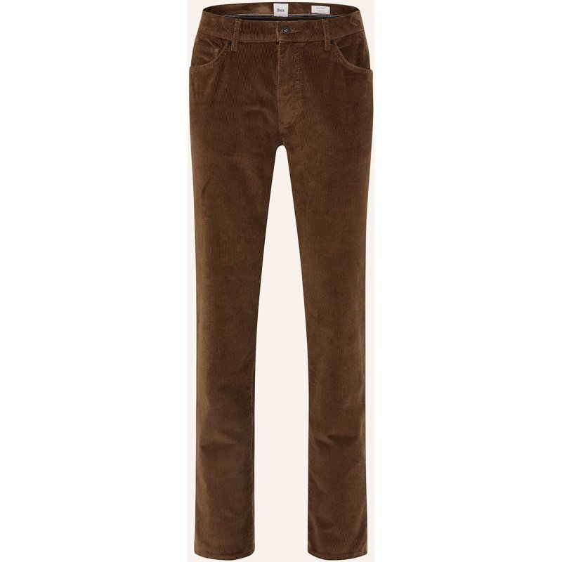 Brax Cordhose Cadiz Straight Fit braun