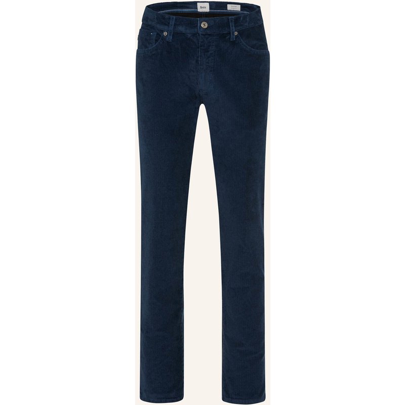 Brax Cordhose Cadiz Straight Fit blau