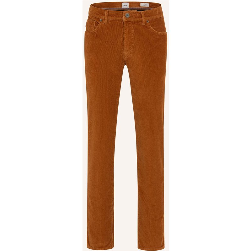 Brax Cordhose Cadiz Straight Fit braun