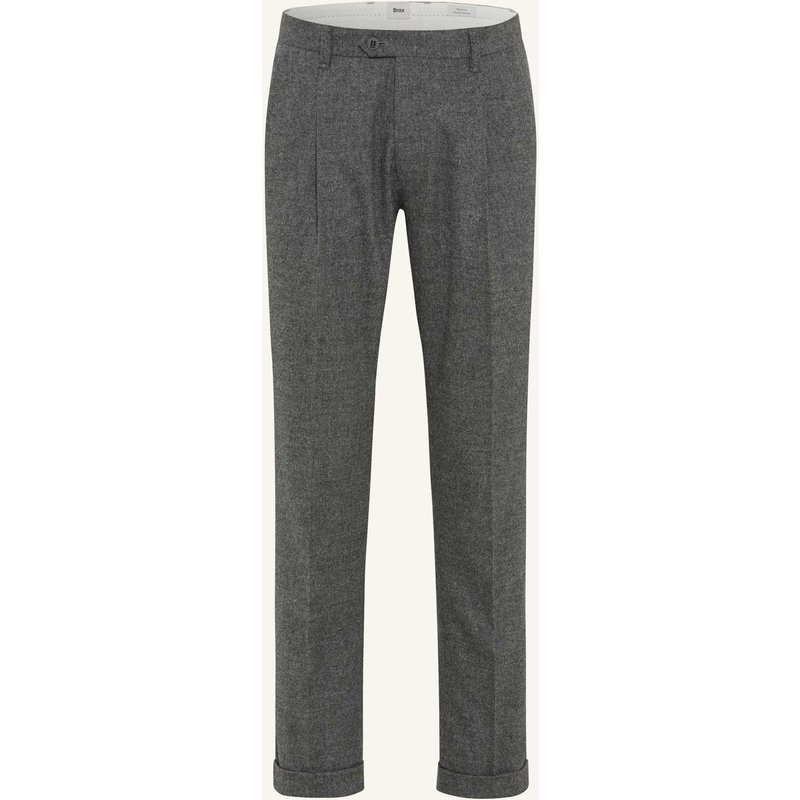 Brax Chino|Bundfaltenhose Style Tino silber