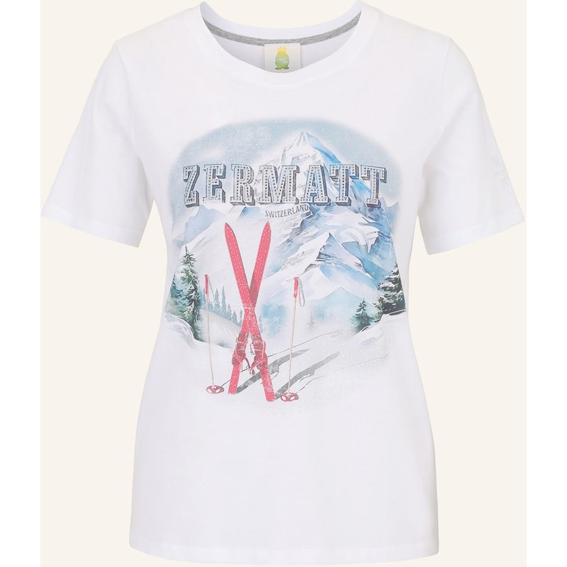 Princess Goes Hollywood T-Shirt Mit Schmucksteinen weiss