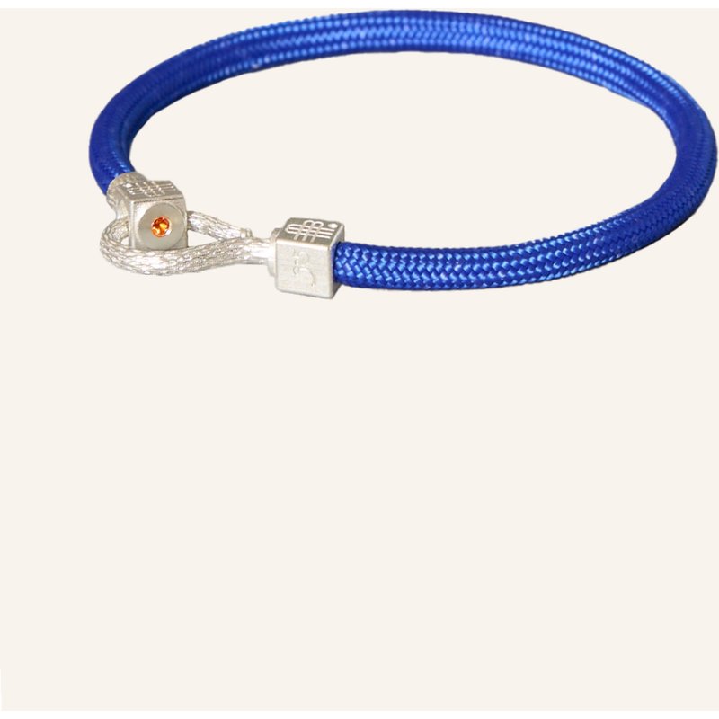 Gebauer & Gebauer Armband Sea - 925er Sterlingsilber blau