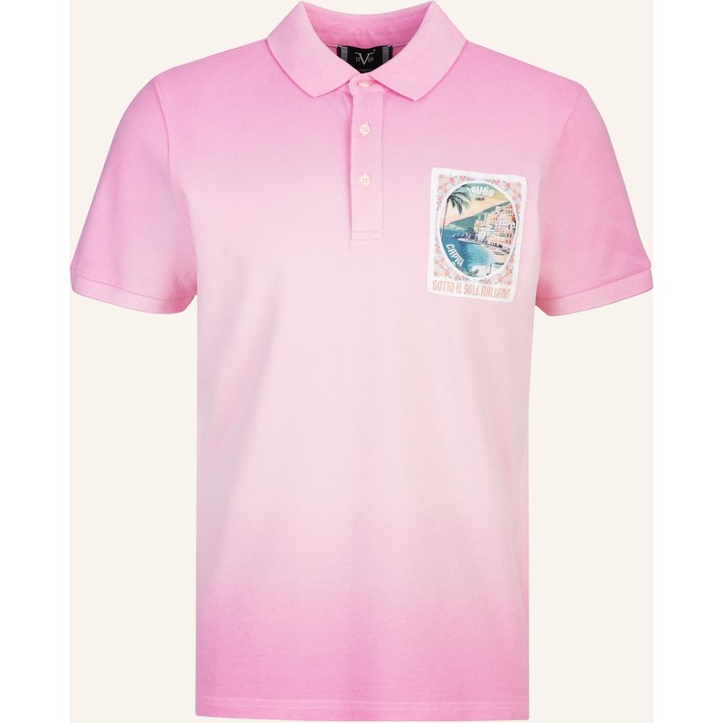 19V69 Italia Poloshirt Emilio Dip rosa