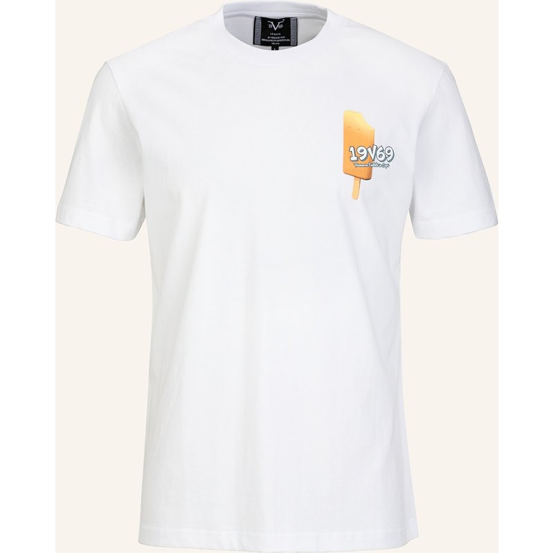 19V69 Italia T-Shirt Rafael Dip weiss