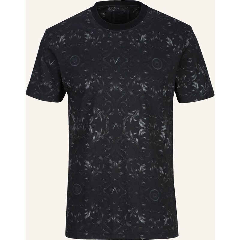 19V69 Italia T-Shirt Rafael Baroque Str schwarz