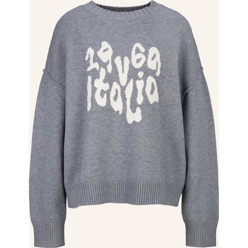 19V69 Italia Strickpullover grau